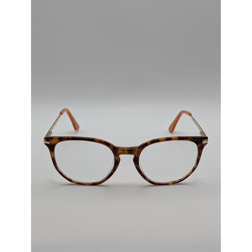 AA Saffron Eyeglass Frames Only Tortoise‎ Gold Tone 52-19-140 Womens Round